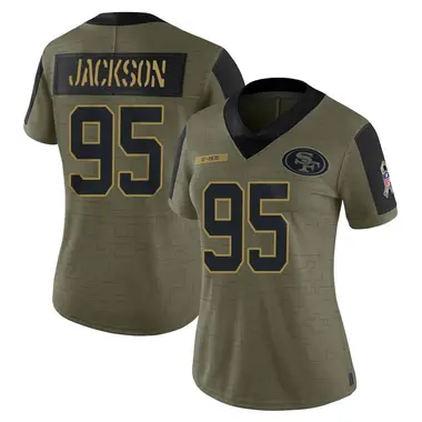 Drake Jackson Men's Nike Scarlet San Francisco 49ers Vapor Elite Custom Jersey