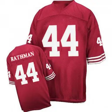 Men's San Francisco 49ers Tom Rathman Mitchell & Ness Scarlet